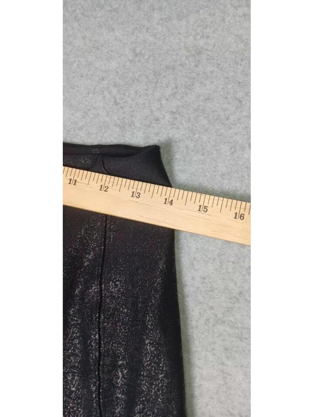 Mono B Athletic Skort Womens Size Large Black Sparkly Shimmer Sporty Tennis... - Picture 3 of 5